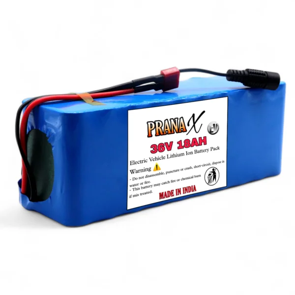 36V 18AH 50KM+ Mileage Lithium Ion Battery Pack For Electric Cycle & Others EV