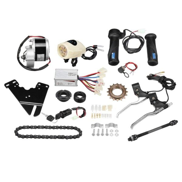 24V 350W PMDC Gear Motor Electric Bicycle Conversion Kit