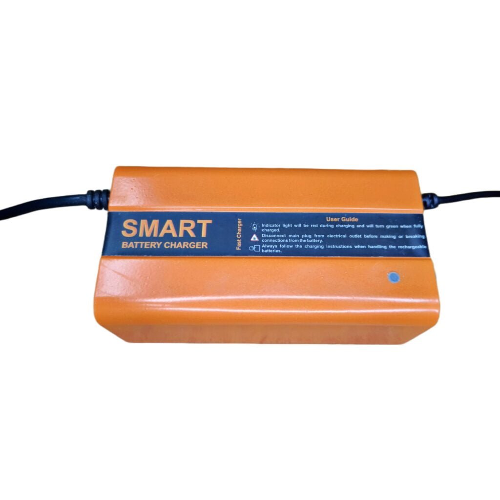 24V 2A-3A Smart Convertible Lithium Ion/Phosphate Battery Charger With Auto Cut & Indicators