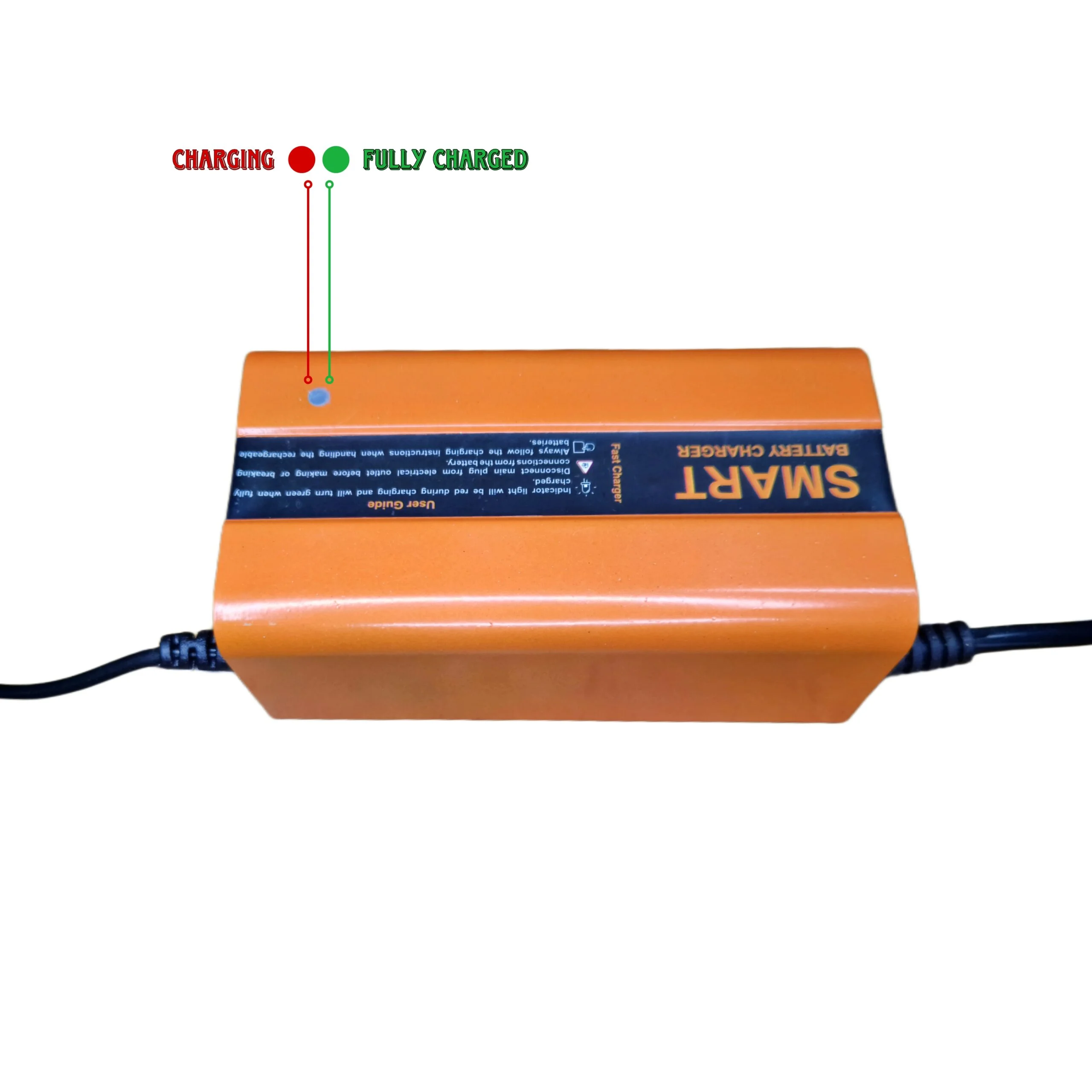 36V 3A Smart Convertible Lithium Ion/Phosphate Battery Charger With Auto Cut & Indicators - Image 2