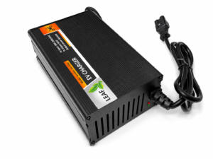 48V 6A (54.6V) Smart Convertible Lithium Ion/Phosphate Battery Charger With Auto Cut & Indicators