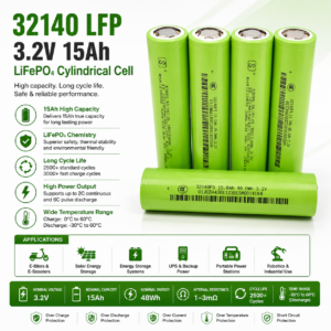 3.2V 15Ah 32140 LiFePO4 Battery Cell